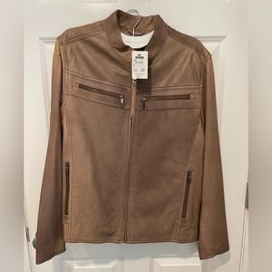 Brand new Andrew Marc men’s leather jacket